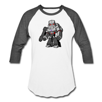 Character #58 Baseball T-Shirt - white/charcoal