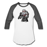 Character #58 Baseball T-Shirt - white/charcoal