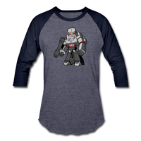 Character #58 Baseball T-Shirt - heather blue/navy