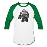 Character #58 Baseball T-Shirt - white/kelly green