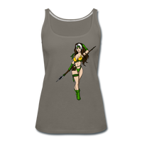 Character #59 Women’s Premium Tank Top - asphalt gray