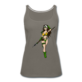 Character #59 Women’s Premium Tank Top - asphalt gray