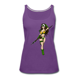 Character #59 Women’s Premium Tank Top - purple