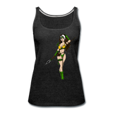 Character #59 Women’s Premium Tank Top - charcoal gray