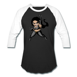 Character #60 Baseball T-Shirt - black/white