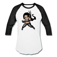 Character #60 Baseball T-Shirt - white/black