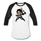 Character #60 Baseball T-Shirt - white/black