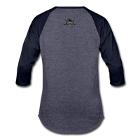 Character #60 Baseball T-Shirt - heather blue/navy