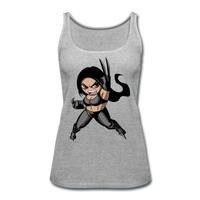 Character #60 Women’s Premium Tank Top - heather gray