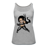 Character #60 Women’s Premium Tank Top - heather gray