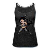 Character #60 Women’s Premium Tank Top - charcoal gray