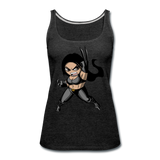 Character #60 Women’s Premium Tank Top - charcoal gray