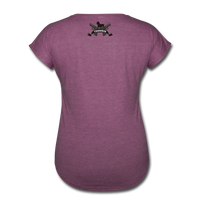 Character #60 Women's Tri-Blend V-Neck T-Shirt - heather plum