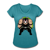 Character #61 Women's Tri-Blend V-Neck T-Shirt - heather turquoise