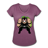 Character #61 Women's Tri-Blend V-Neck T-Shirt - heather plum