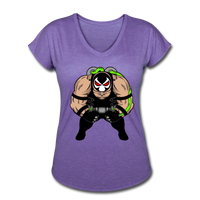 Character #61 Women's Tri-Blend V-Neck T-Shirt - purple heather