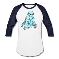 Character #62 Baseball T-Shirt - white/navy