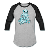 Character #62 Baseball T-Shirt - heather gray/black