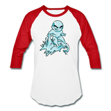 Character #62 Baseball T-Shirt - white/red