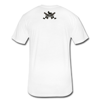 Character #63 Fitted Cotton/Poly T-Shirt by Next Level - white