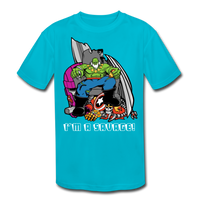 Character #63 Kids' Moisture Wicking Performance T-Shirt - turquoise