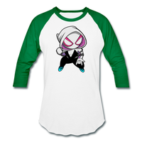 Character #64 Baseball T-Shirt - white/kelly green