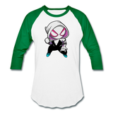 Character #64 Baseball T-Shirt - white/kelly green
