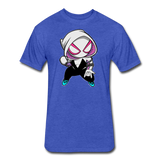 Character #64 Fitted Cotton/Poly T-Shirt by Next Level - heather royal