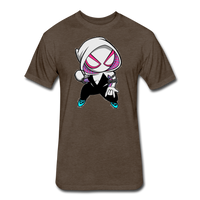 Character #64 Fitted Cotton/Poly T-Shirt by Next Level - heather espresso