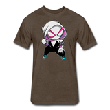 Character #64 Fitted Cotton/Poly T-Shirt by Next Level - heather espresso