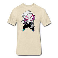 Character #64 Fitted Cotton/Poly T-Shirt by Next Level - heather cream