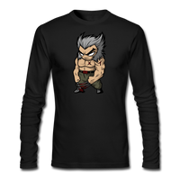 Character #65 Men's Long Sleeve T-Shirt by Next Level - black