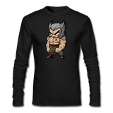 Character #65 Men's Long Sleeve T-Shirt by Next Level - black