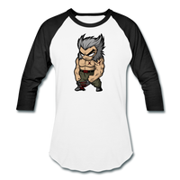 Character #65 Baseball T-Shirt - white/black