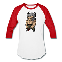 Character #65 Baseball T-Shirt - white/red