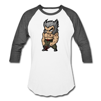 Character #65 Baseball T-Shirt - white/charcoal