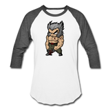 Character #65 Baseball T-Shirt - white/charcoal