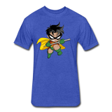 Character #66 Fitted Cotton/Poly T-Shirt by Next Level - heather royal