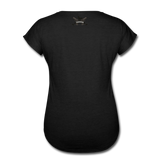 Character #67 Women's Tri-Blend V-Neck T-Shirt - black