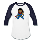 Character #68 Baseball T-Shirt - white/navy