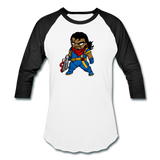 Character #68 Baseball T-Shirt - white/black