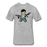 Character #70 Fitted Cotton/Poly T-Shirt by Next Level - heather gray