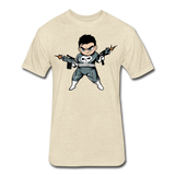 Character #70 Fitted Cotton/Poly T-Shirt by Next Level - heather cream