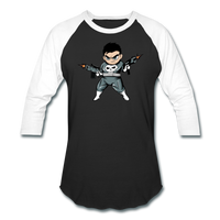 Character #70 Baseball T-Shirt - black/white