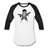 Character #70 Baseball T-Shirt - white/black