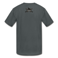 Character #70 Kids' Moisture Wicking Performance T-Shirt - charcoal