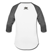 Character #72 Baseball T-Shirt - white/charcoal
