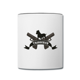 Character #73 Contrast Coffee Mug - white/black