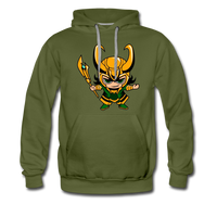 Character #73 Men’s Premium Hoodie - olive green