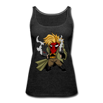 Character #75 Women’s Premium Tank Top - charcoal gray